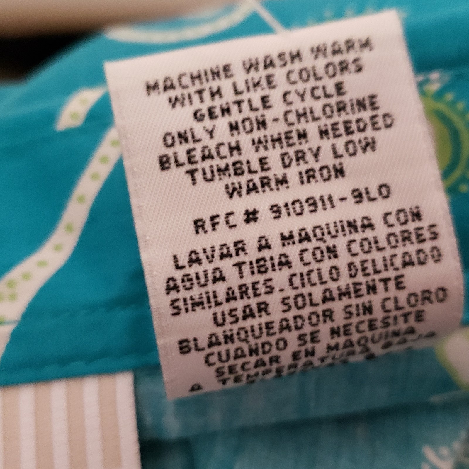 Nwt White Stag Y2k 90s Button Teal Butterfly Top Boho Coastal Cottage 22 24 — image 7 of 8